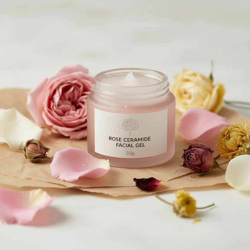 Rose Ceramide Facial Gel | Hydrating Barrier Care