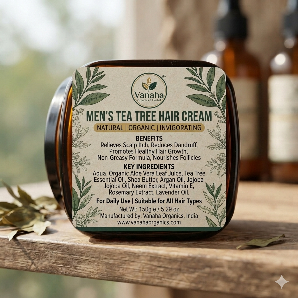 Mens TeaTree Hair Cream