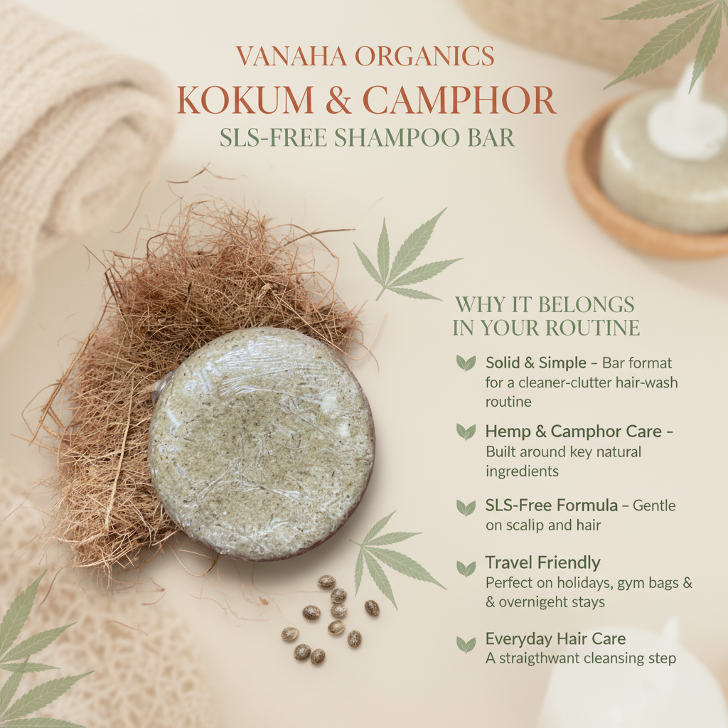 Hemp & Camphor Exotic Shampoo Bar