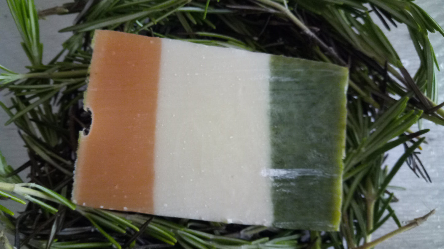 Tri color soap