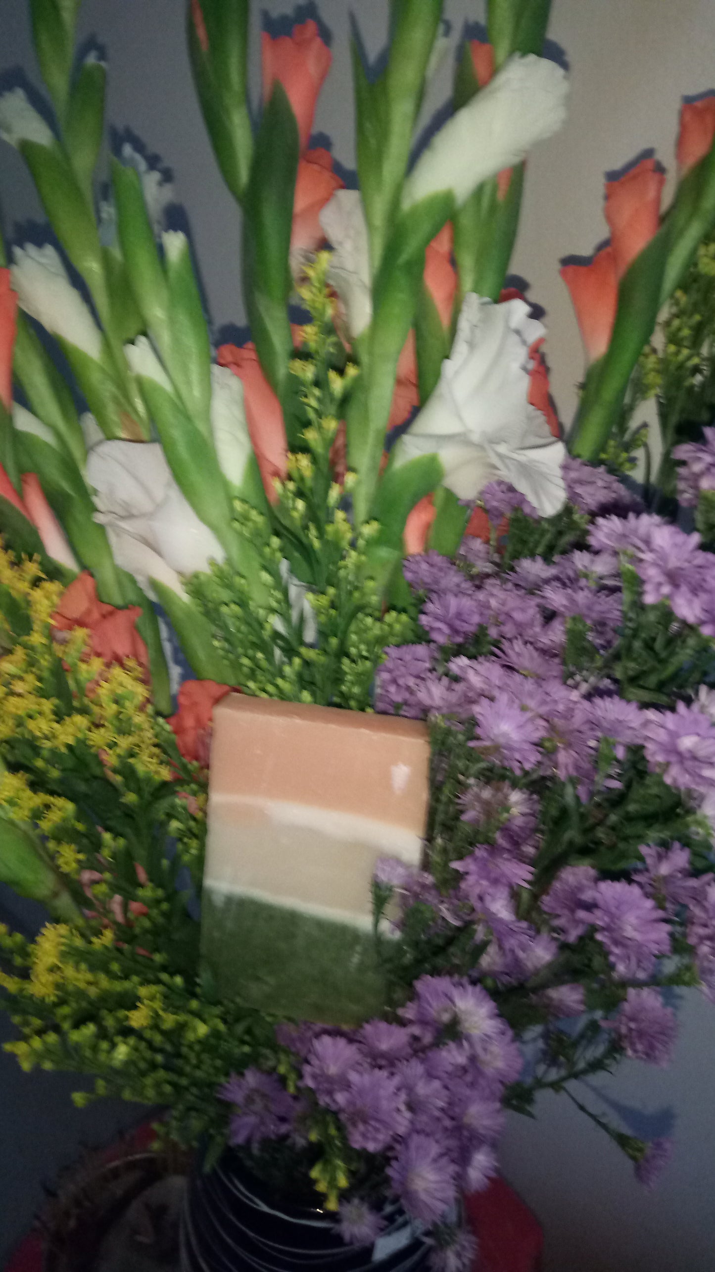 Tri color soap
