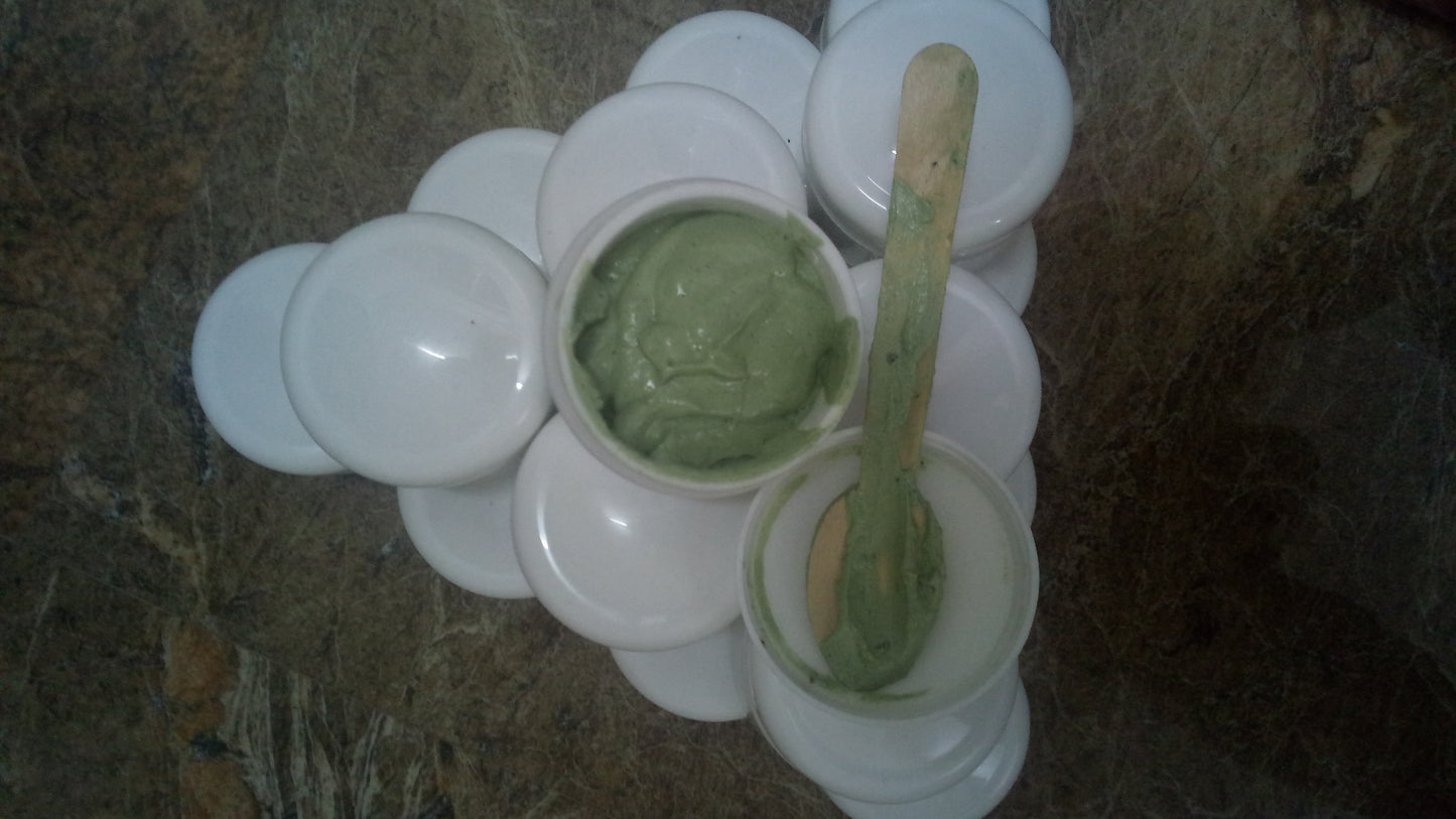 Neem french green clay face mask