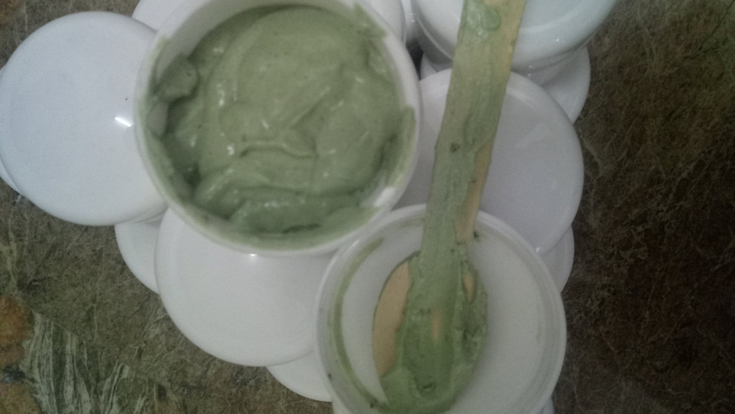 Neem french green clay face mask