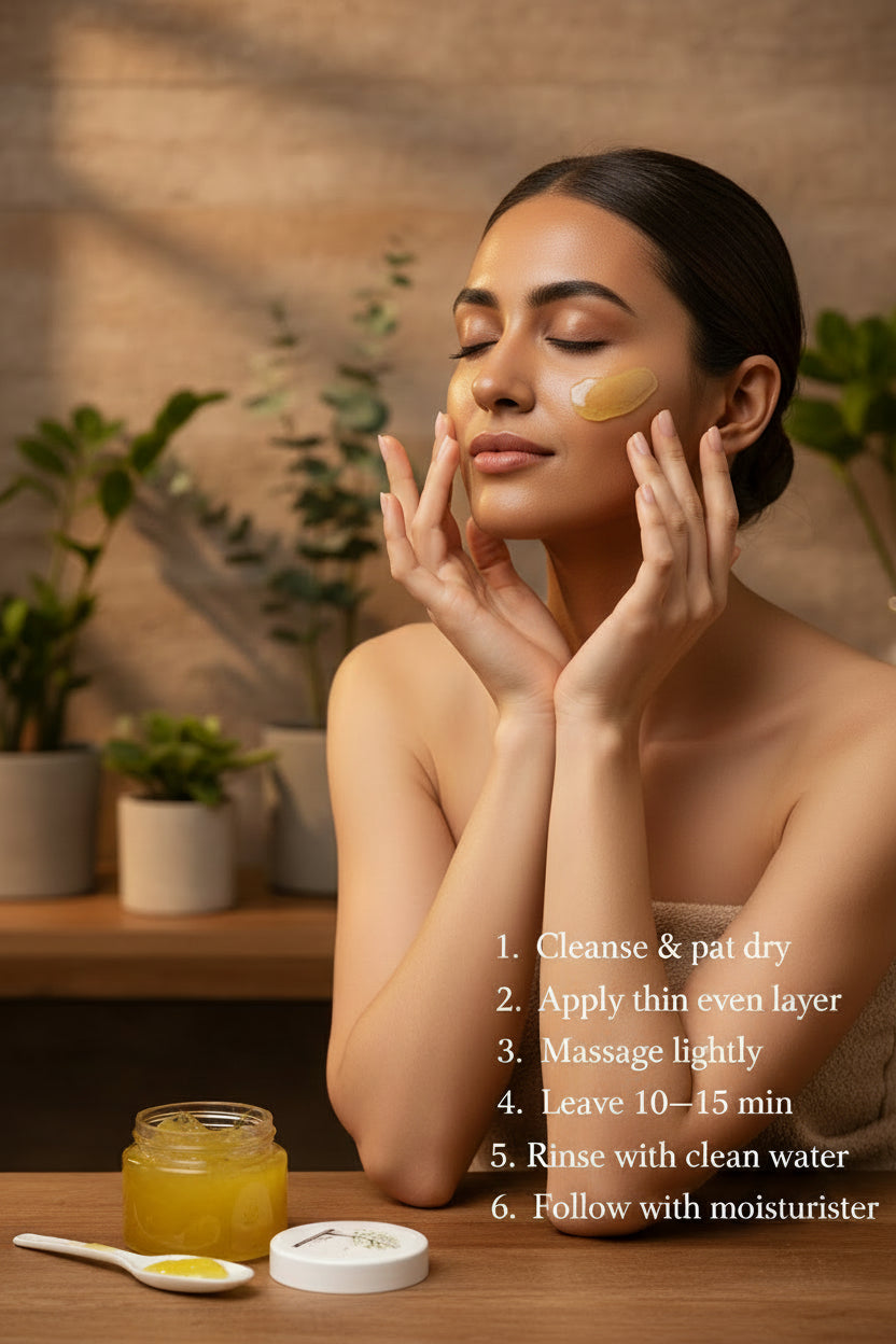 Saffron & Marigold Face Gel | Botanical Facial Care