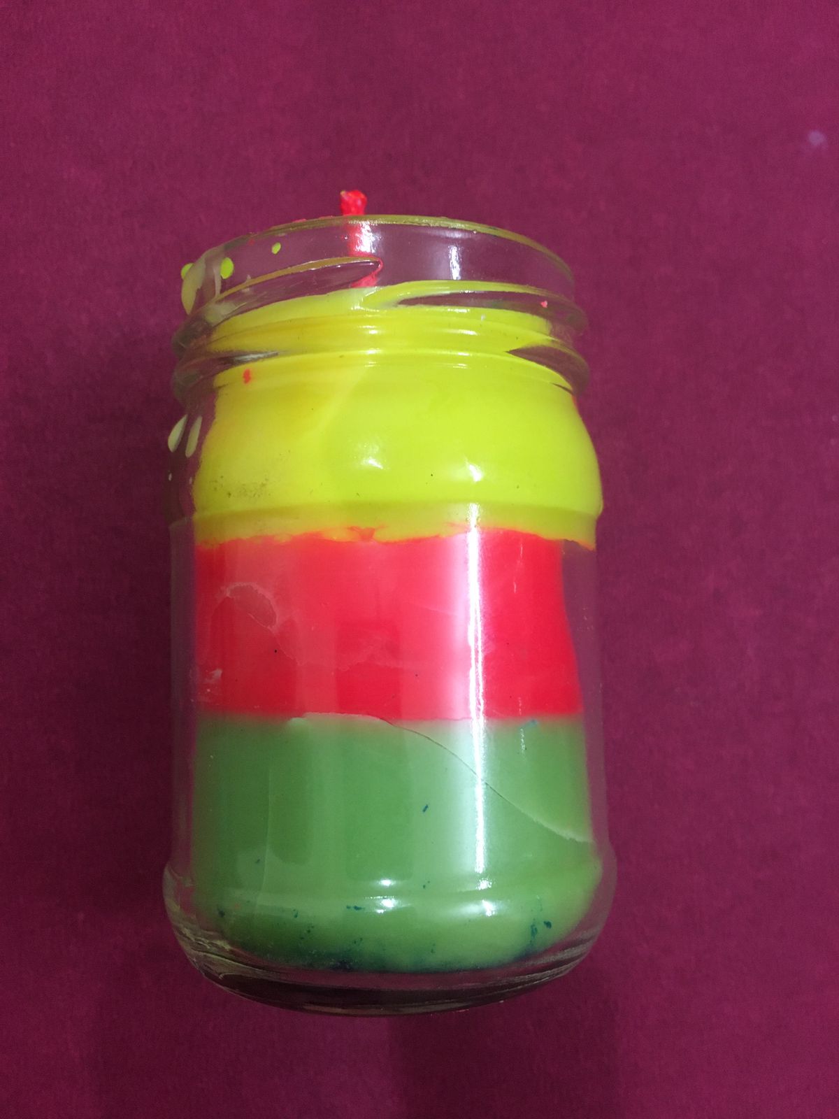 Tiranga Jar Candles