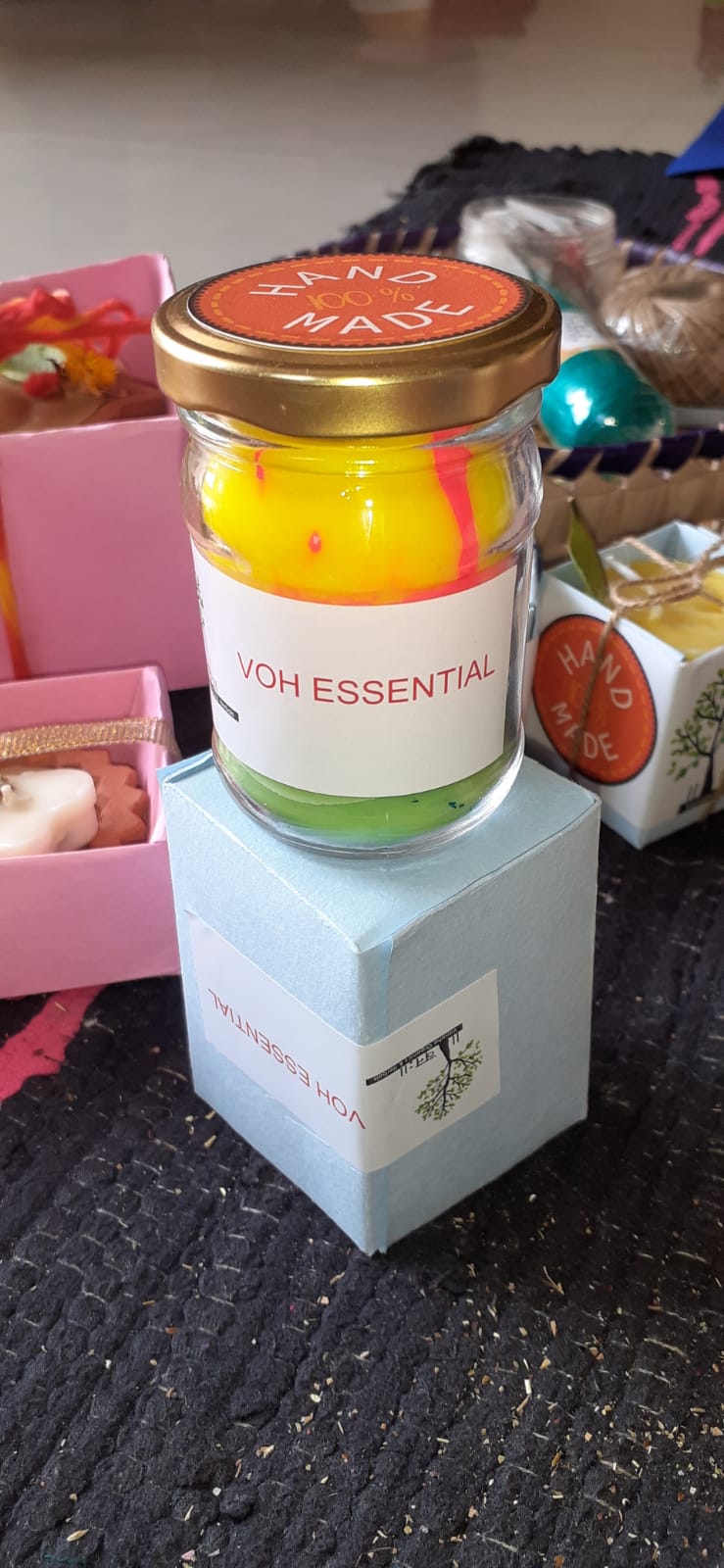 Tiranga Jar Candles
