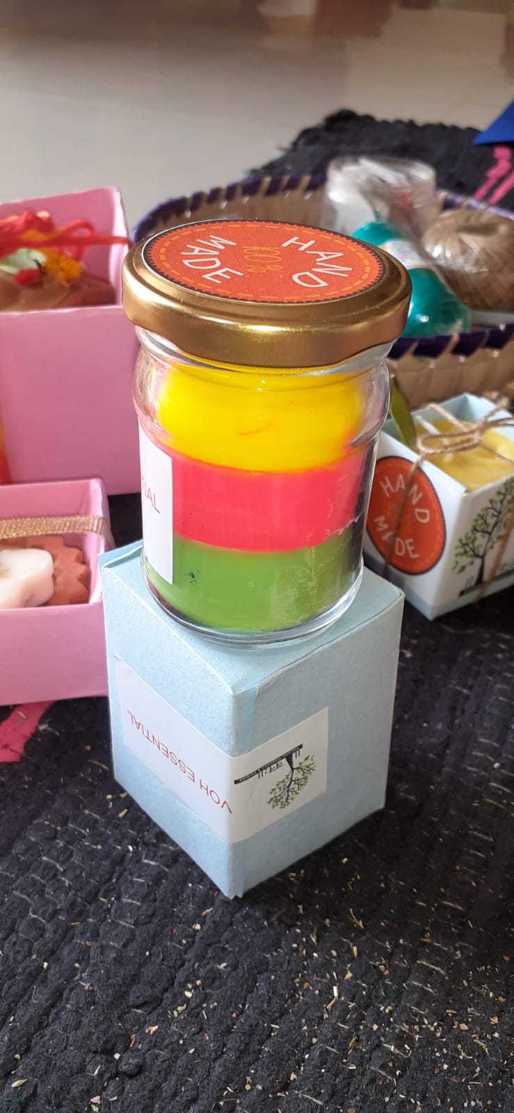 Tiranga Jar Candles