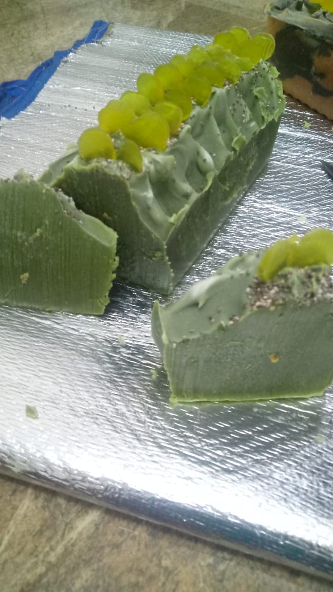 Lemongrass wheatgrass soap