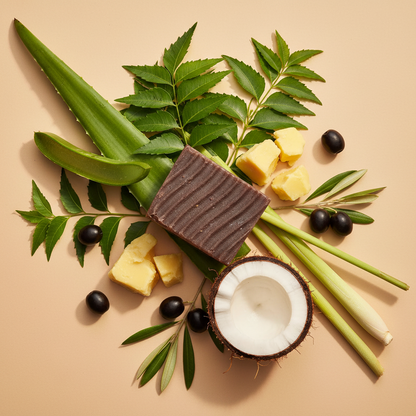NeemAloe | Neem & Aloe Vera Botanical Bath Soap