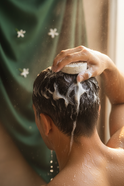 Tuberose kaolin clay shampoo bar