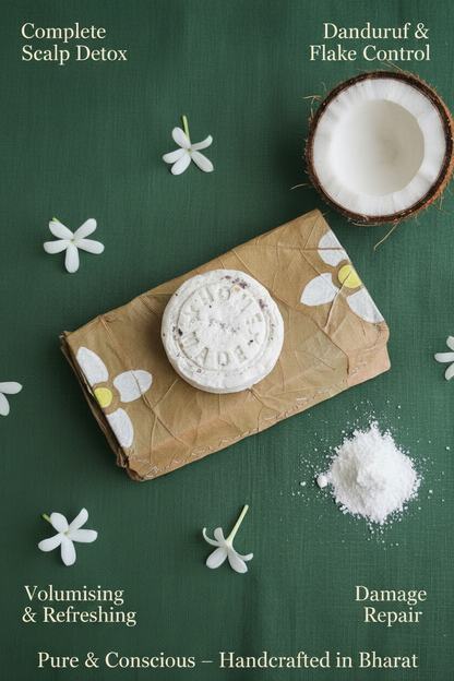 Tuberose kaolin clay shampoo bar