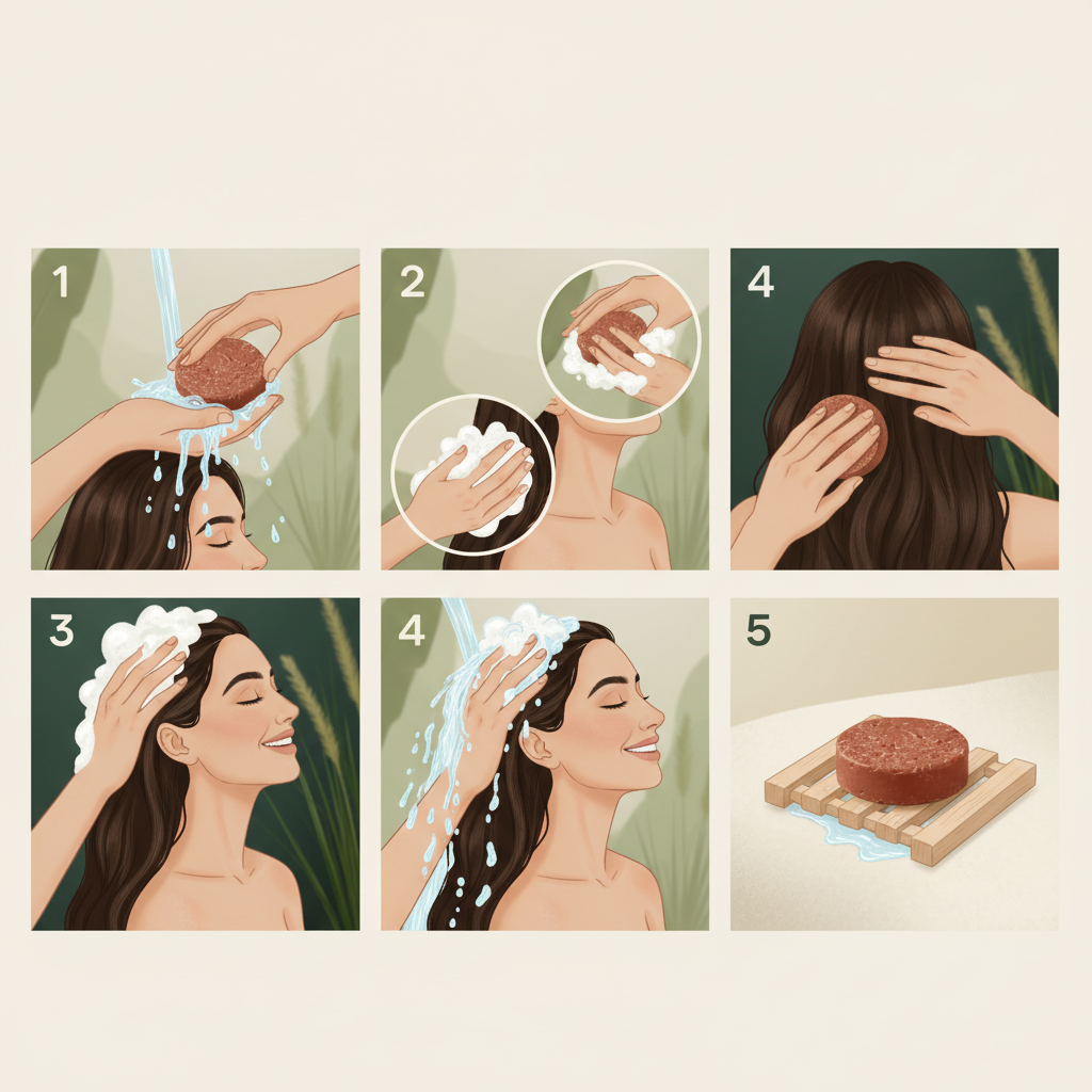 Red French Clay Shampoo Bar | Botanical Clay Hair Care