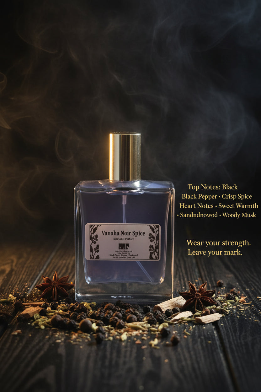 Vanaha Noir Spice — Men's Eau de Parfum (bold, premium, masculine)