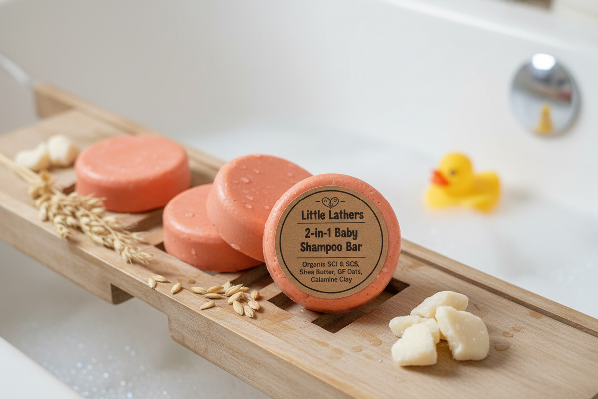 Baby Shampoo Bar | Oatmeal, Shea Butter & Calamine Clay