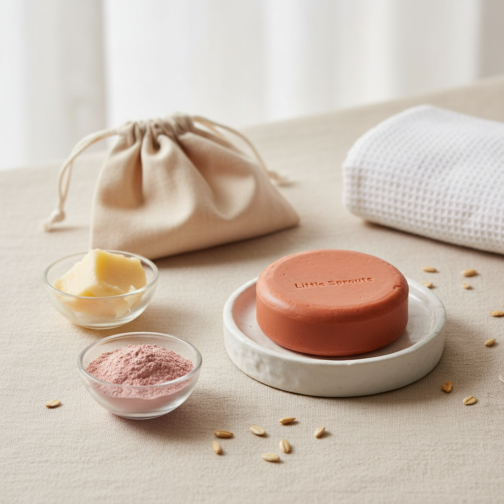 Baby Shampoo Bar | Oatmeal, Shea Butter & Calamine Clay