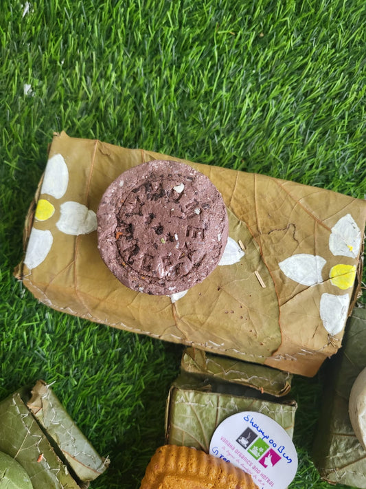 Lotus Purple Clay shampoo bar