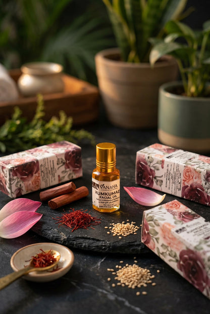 Kumkumadi Facial Oil | Saffron & Botanical Radiance | 6 ml