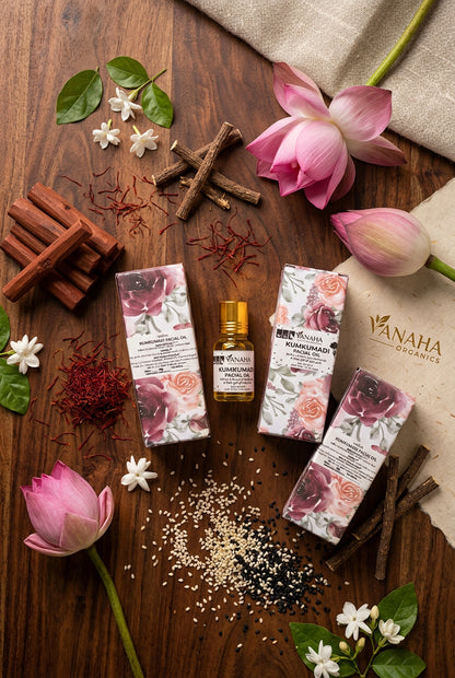 Kumkumadi Facial Oil | Saffron & Botanical Radiance | 6 ml