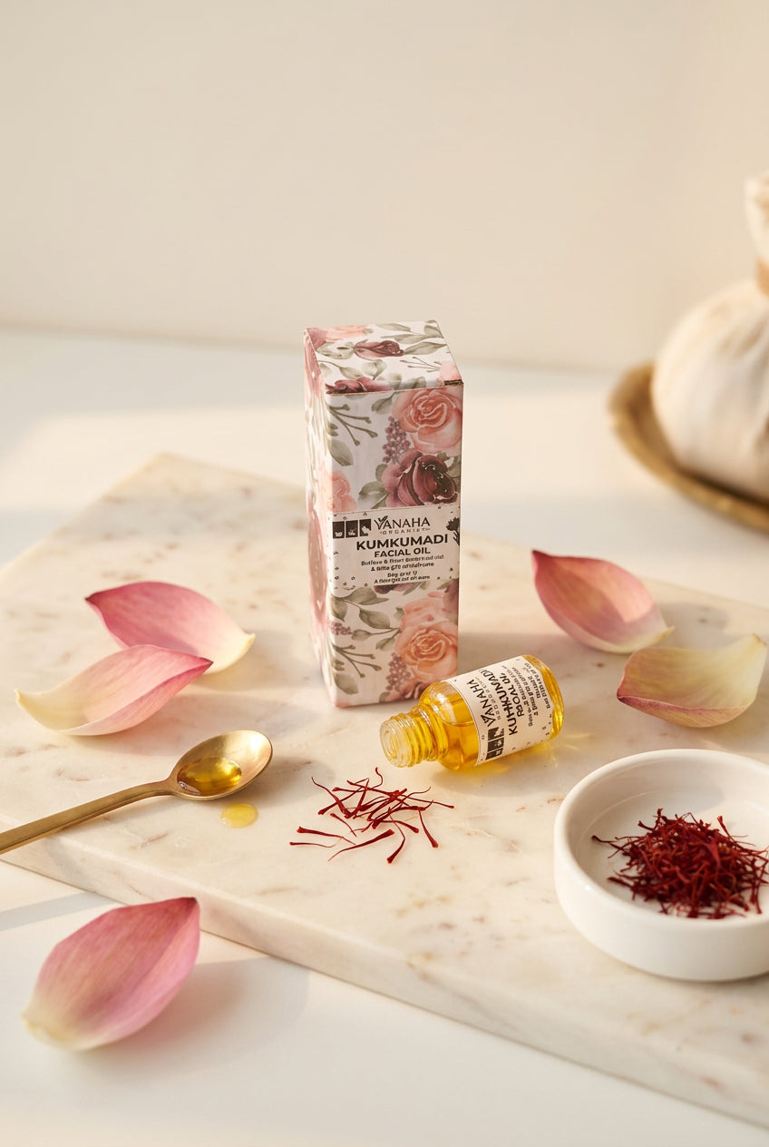 Kumkumadi Facial Oil | Saffron & Botanical Radiance | 6 ml
