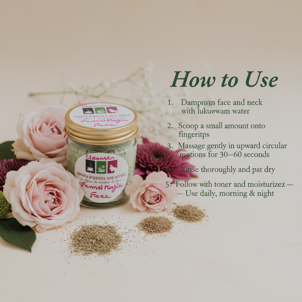 Fennel Magic face cleanser