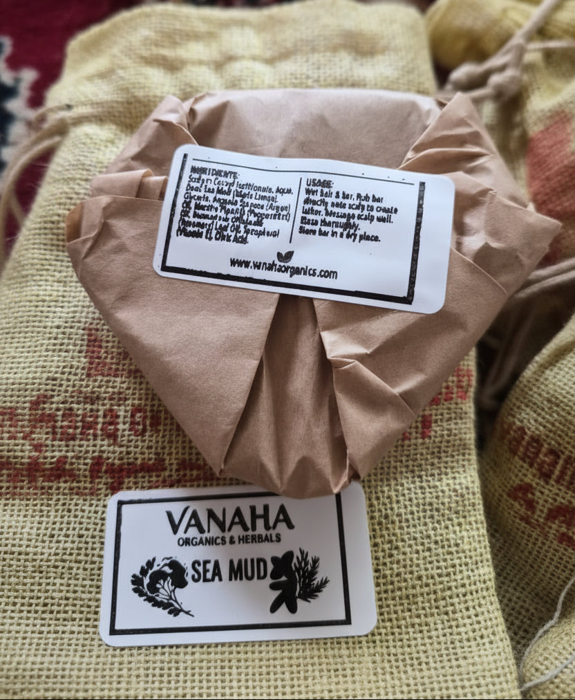 Sea mud clay shampoo bar