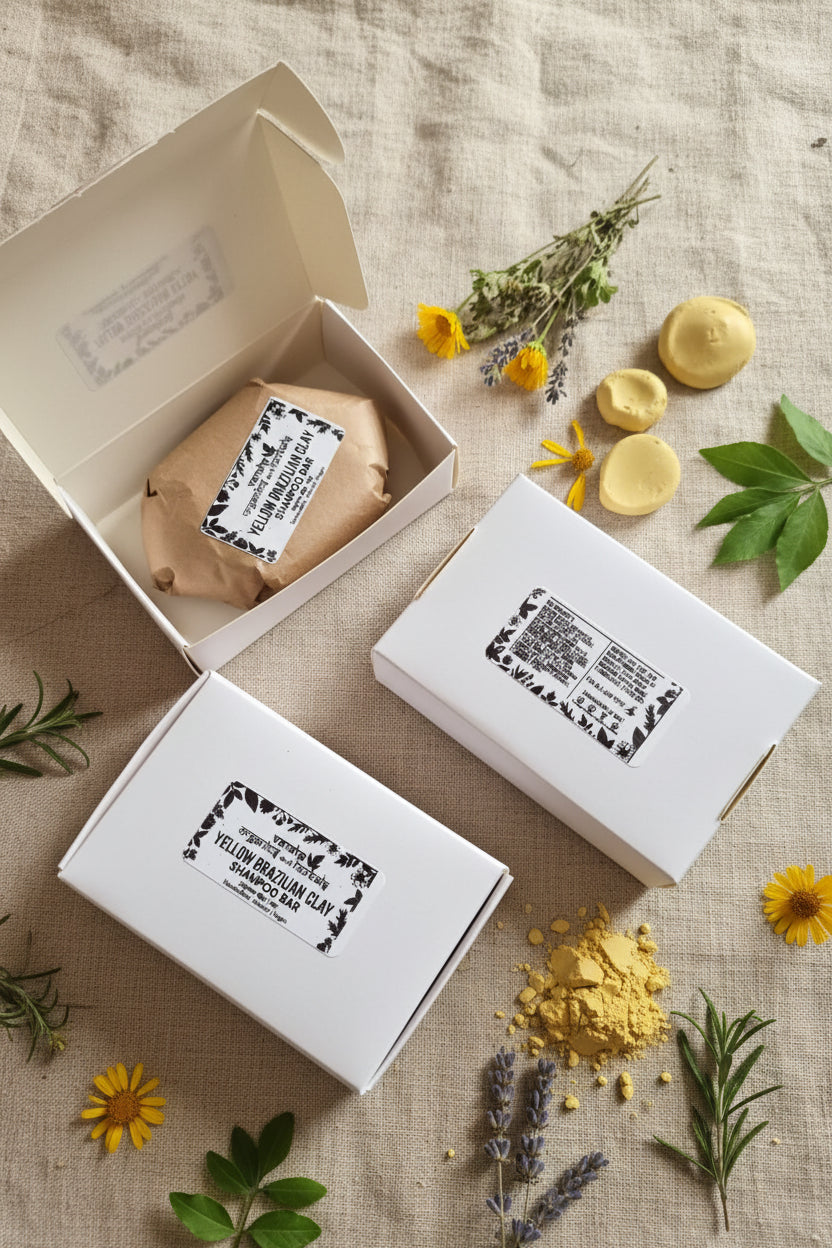 Aabha – Yellow Brazilian Clay Shampoo Bar