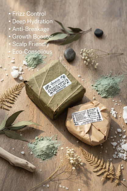 Glacial Marine Green Clay shampoo bar