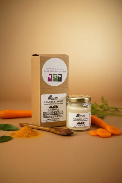 Turmeric & Carrot Vitamin-Infused Clay Face Mask