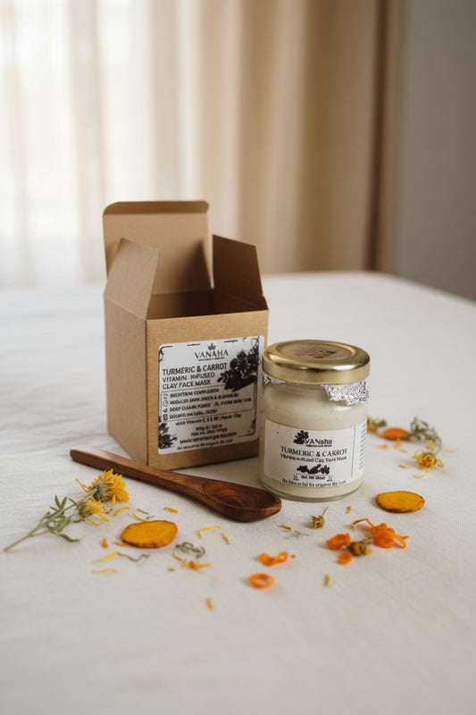 Turmeric & Carrot Vitamin-Infused Clay Face Mask