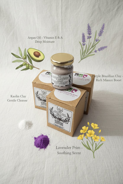 Lavender & Argan Soothing Clay Mask