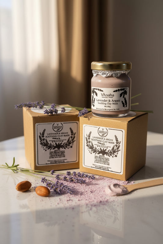 Lavender & Argan Soothing Clay Mask
