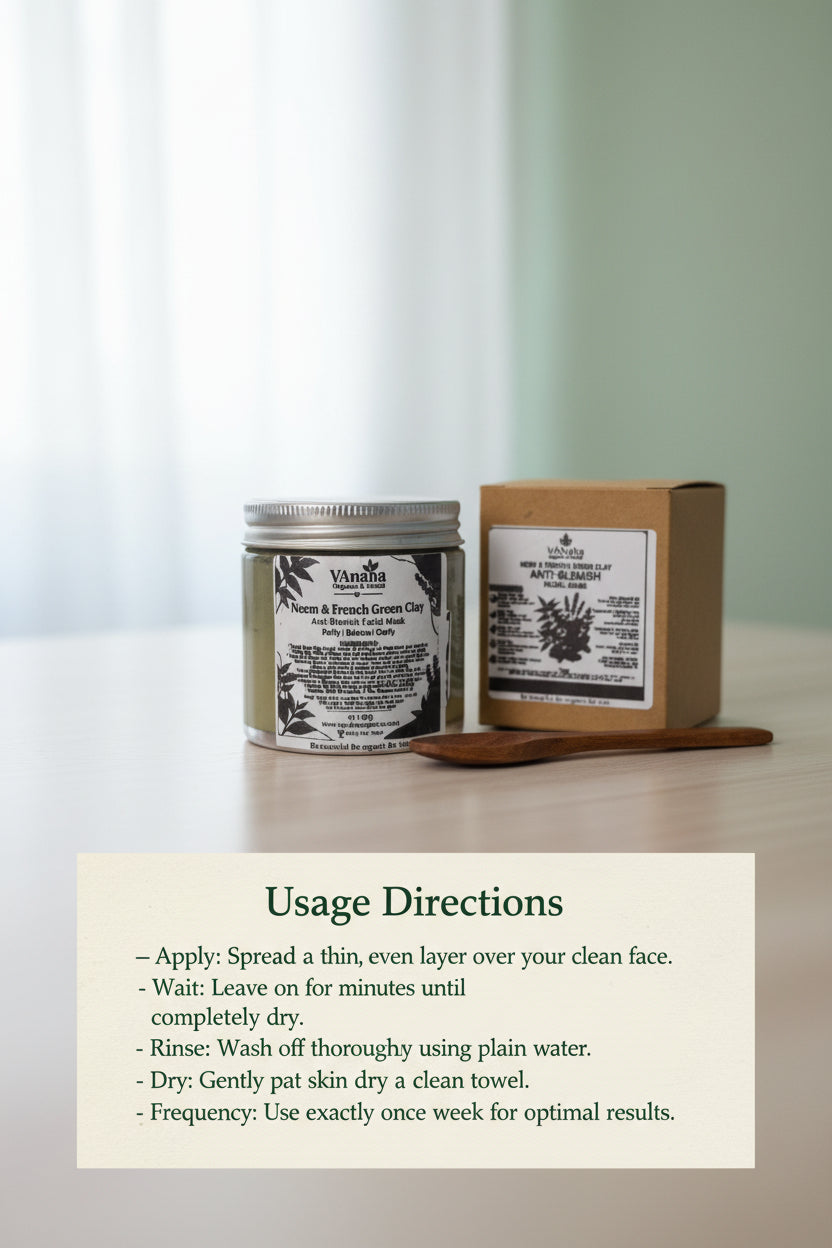 Neem & French Green Clay Anti-Blemish Facial Mask