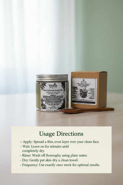 Neem & French Green Clay Anti-Blemish Facial Mask
