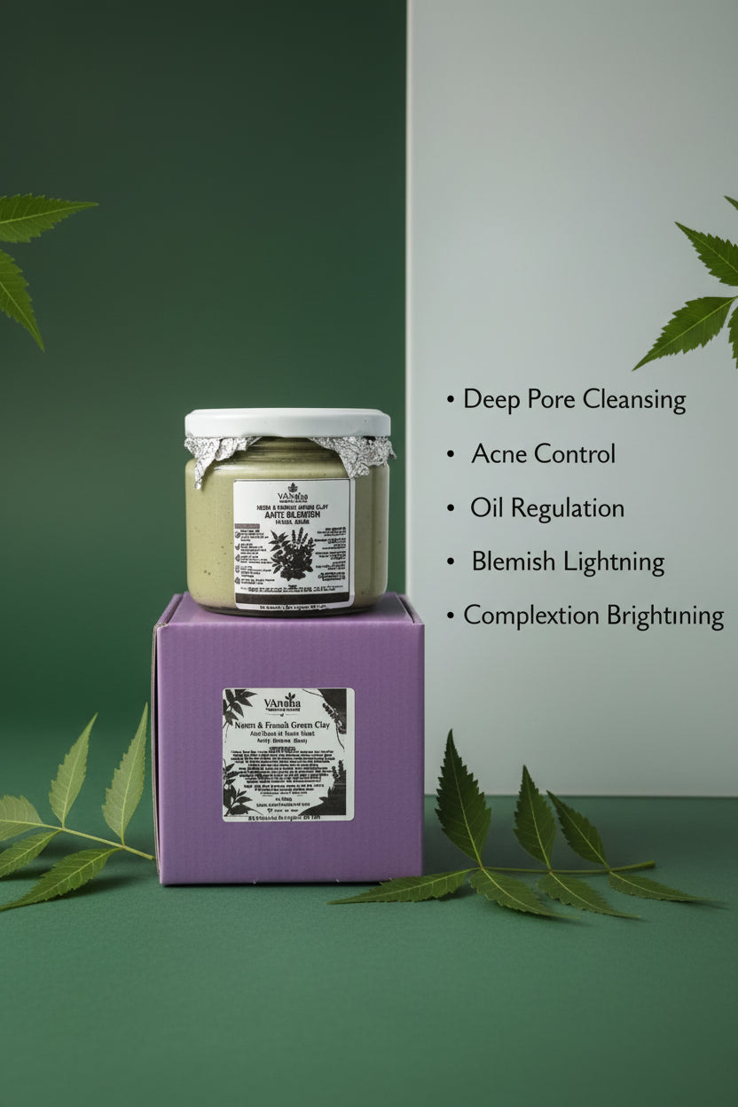 Neem & French Green Clay Anti-Blemish Facial Mask