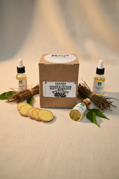 Ginger & Vetiver Hair Mask | Botanical Conditioning Care