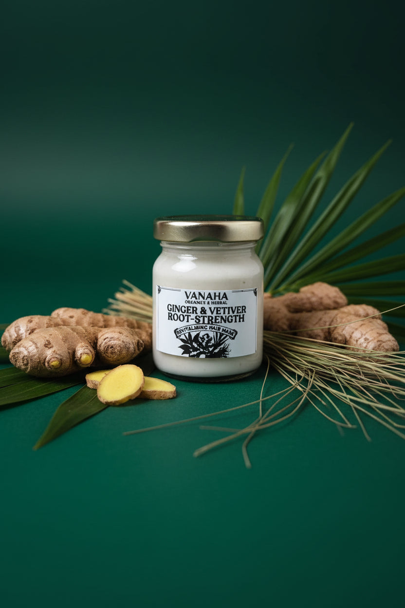 Ginger & Vetiver Hair Mask | Botanical Conditioning Care