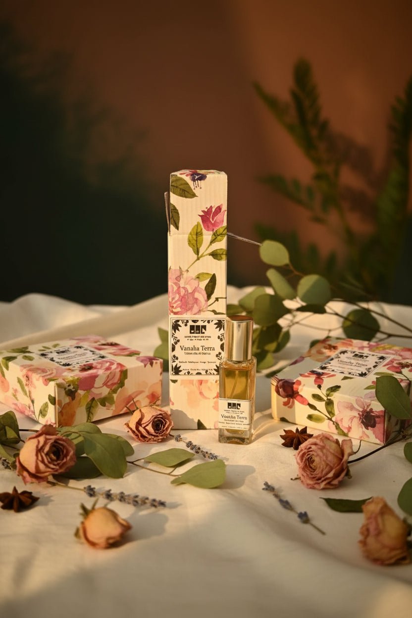 Vanaha Terra — Unisex Eau de Parfum (earthy, grounded, premium)