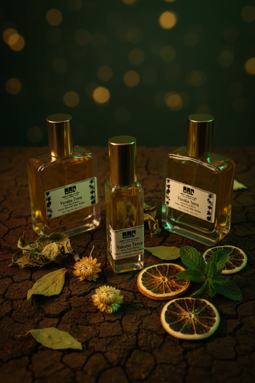 Vanaha Terra — Unisex Eau de Parfum (earthy, grounded, premium)