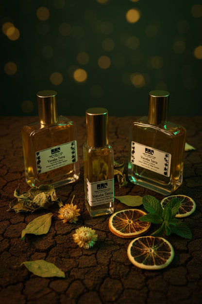 Vanaha Terra — Unisex Eau de Parfum (earthy, grounded, premium)