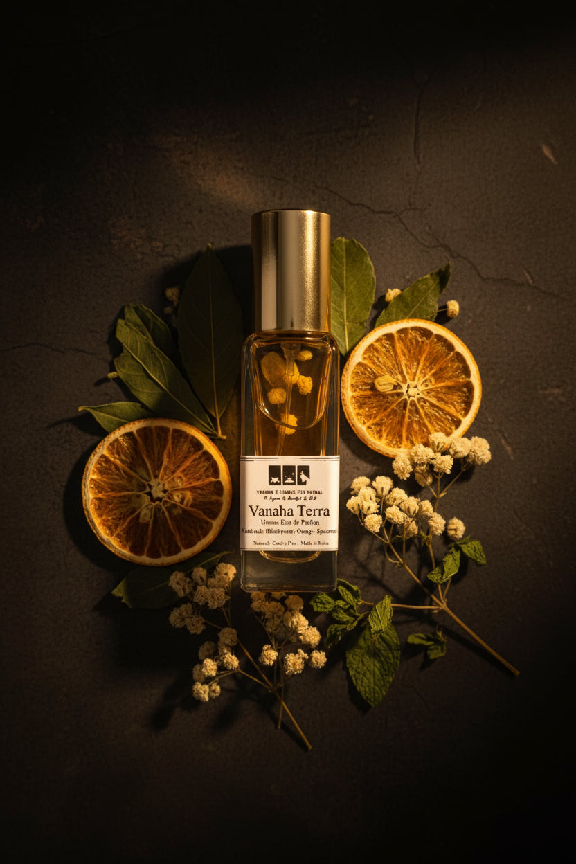 Vanaha Terra — Unisex Eau de Parfum (earthy, grounded, premium)