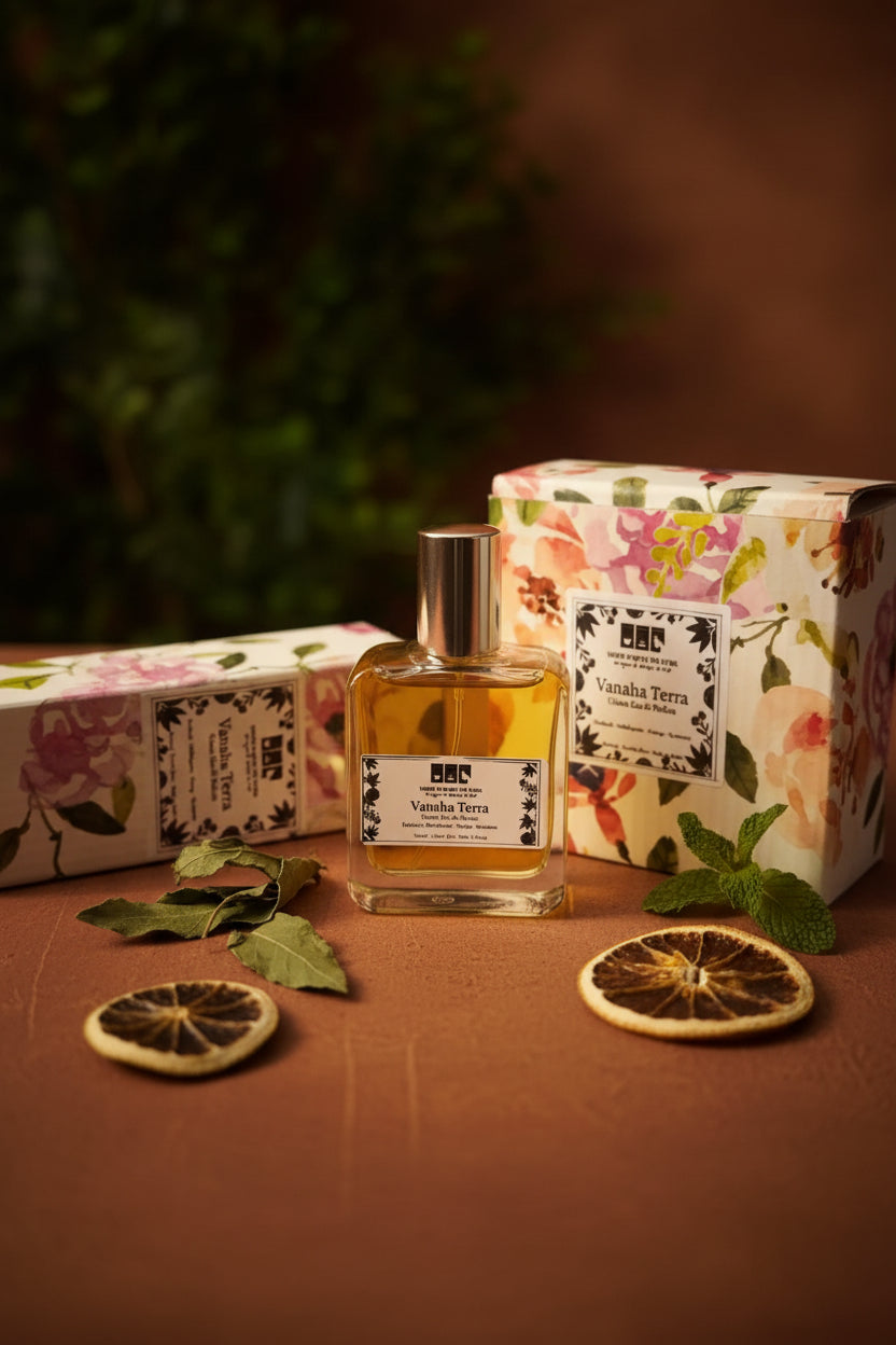 Vanaha Terra — Unisex Eau de Parfum (earthy, grounded, premium)
