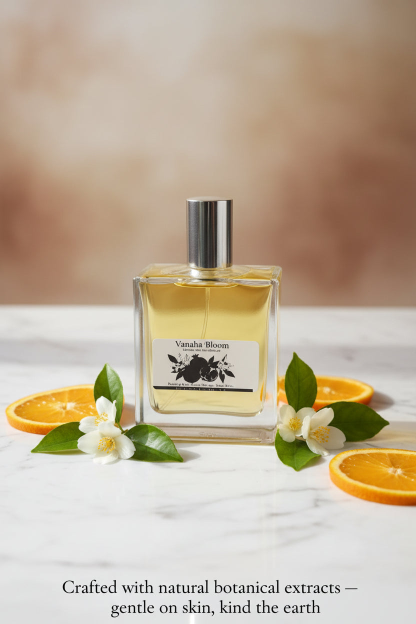 Vanaha Bloom — Unisex Eau de Parfum(earthy + premium)