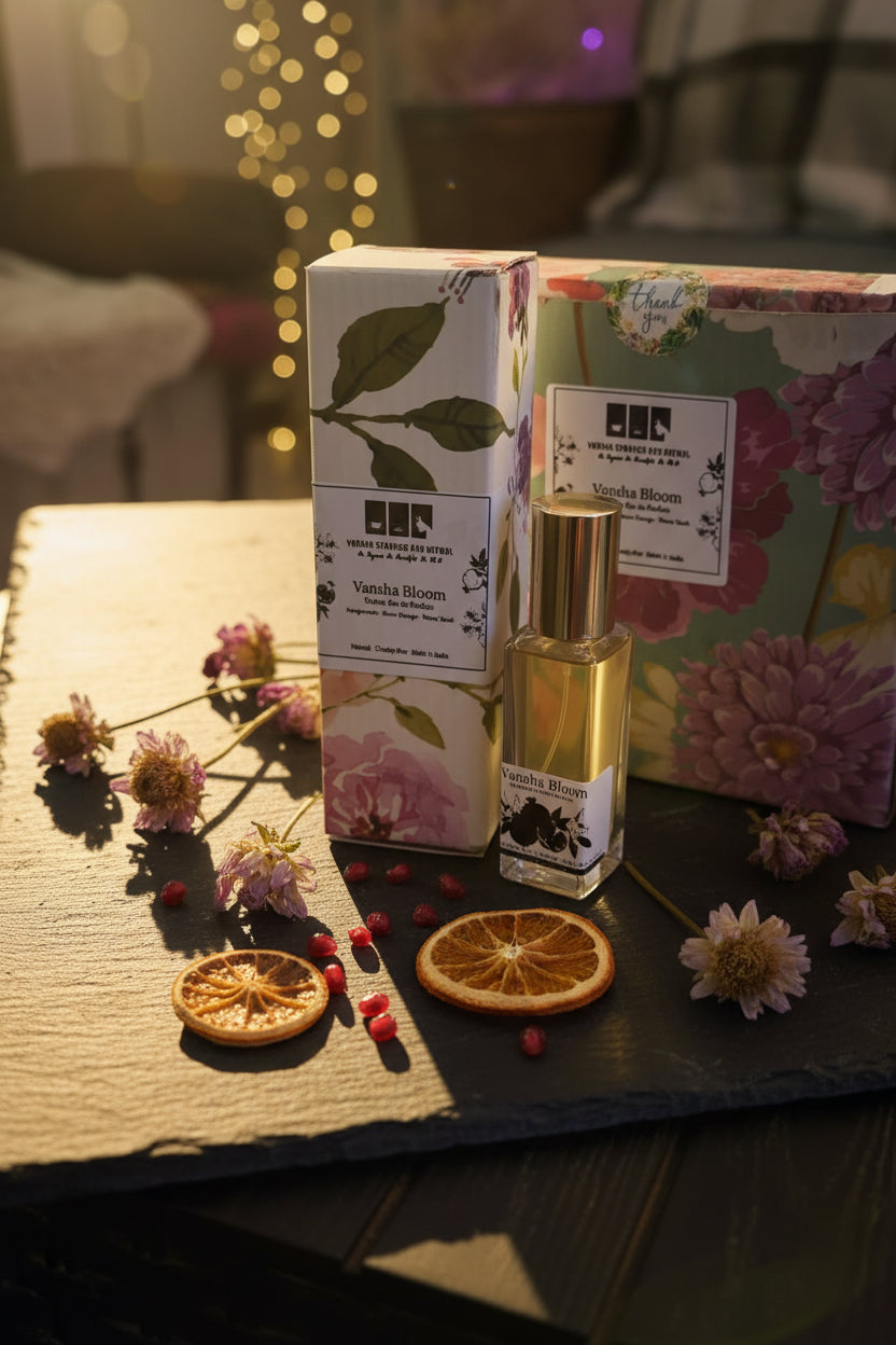 Vanaha Bloom — Unisex Eau de Parfum(earthy + premium)