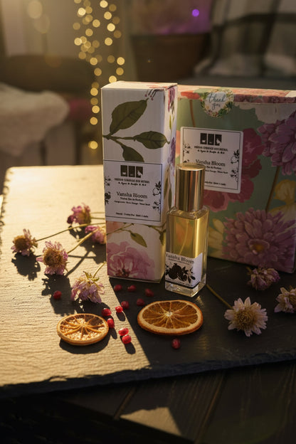 Vanaha Bloom — Unisex Eau de Parfum(earthy + premium)