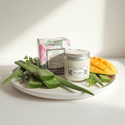 AloeGlow Aloe Vera Cream | Face & Body Lotion