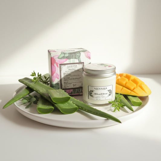 AloeGlow Aloe Vera Cream | Face & Body Lotion