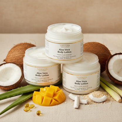 AloeGlow Aloe Vera Cream | Face & Body Lotion