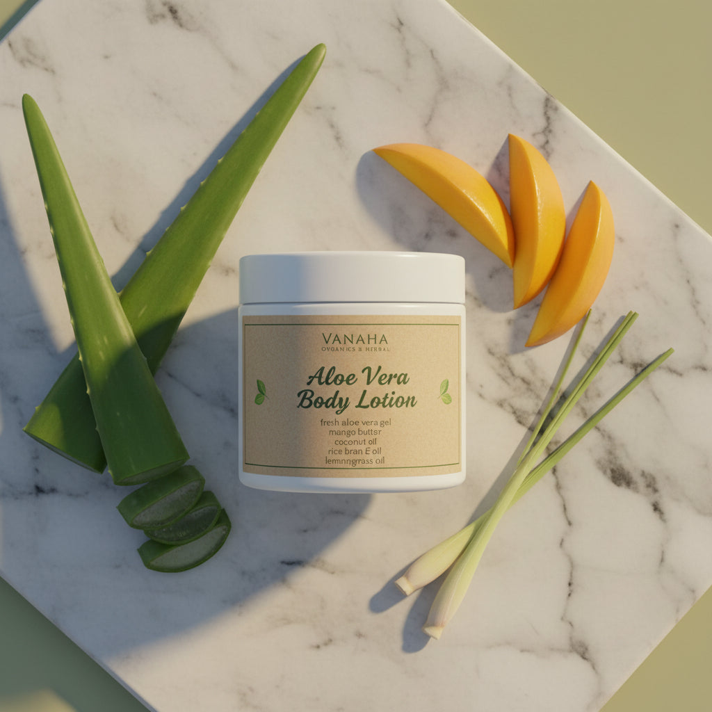 AloeGlow Aloe Vera Cream | Face & Body Lotion