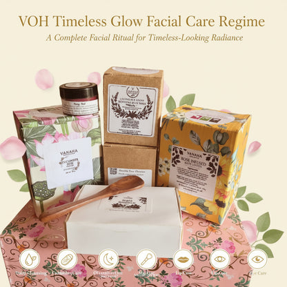 VOH Timeless Glow Facial Care Regime | 6-Piece Women’s Kit