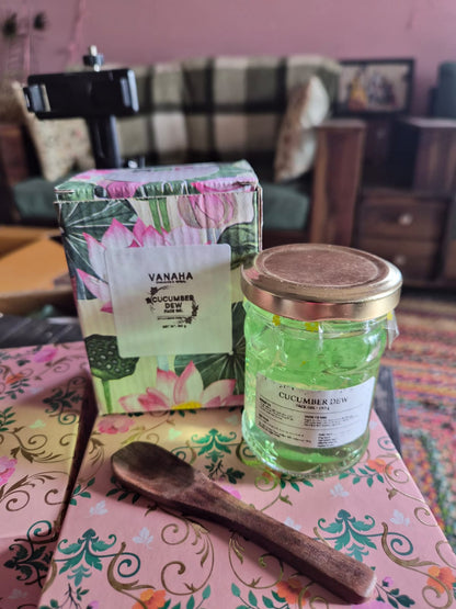Cucumber Dew Face Gel with Lavender Essential Oil